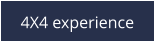 4X4 experience